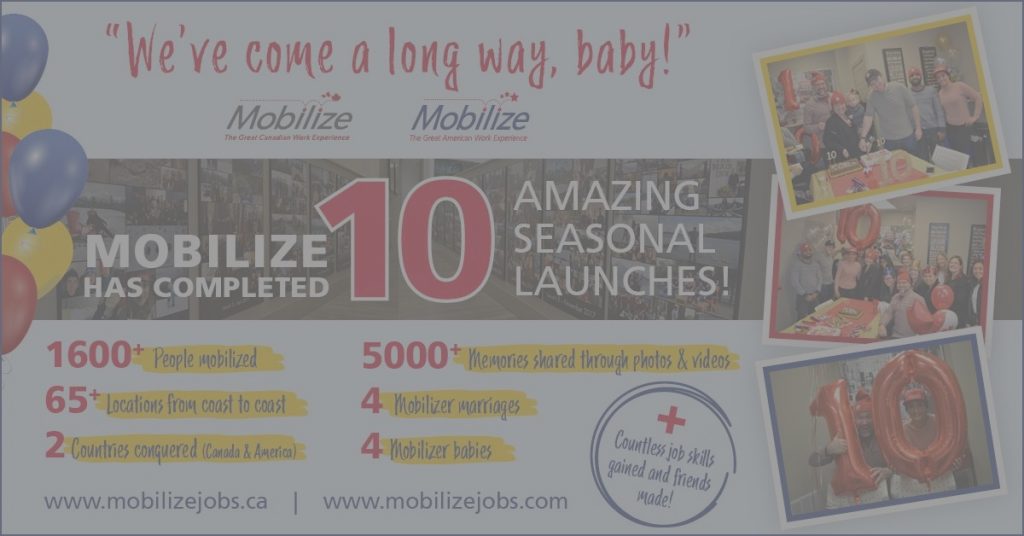 Mobilize celebrates 10 seasonal launches