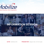 USA Mobilize Candidate Info Session - September 2019