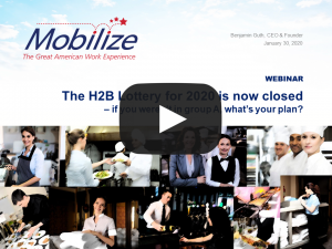 The H2B Lottery for 2020 is now closed – if you weren’t in group A, what’s your plan?